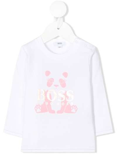 Boss Kids футболка с принтом Panda