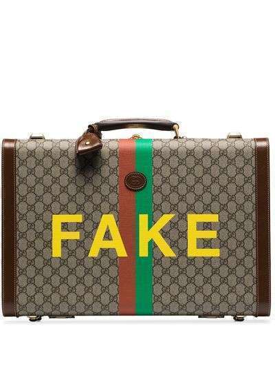 Gucci портфель Fake/Not среднего размера с монограммой