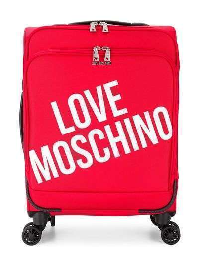 Love Moschino чемодан с логотипом
