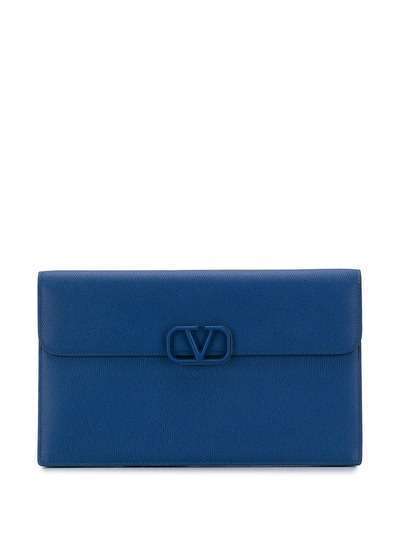 Valentino Garavani клатч-конверт с логотипом VLogo