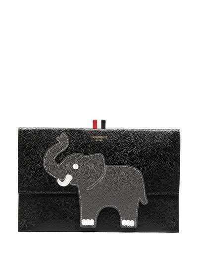 Thom Browne клатч Elephant с полосками RWB