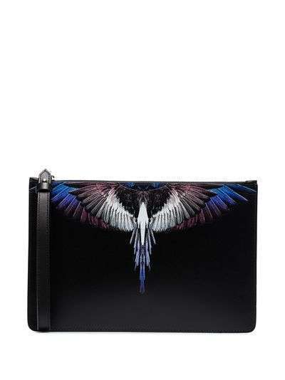 Marcelo Burlon County of Milan клатч с принтом Wings