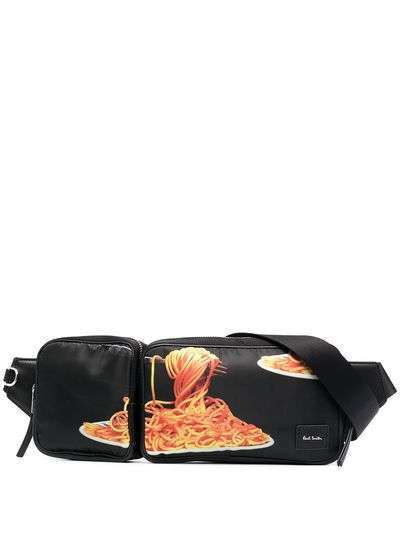 Paul Smith поясная сумка с принтом Spaghetti
