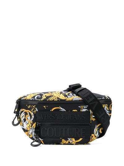 Versace Jeans Couture поясная сумка с принтом Logo Baroque