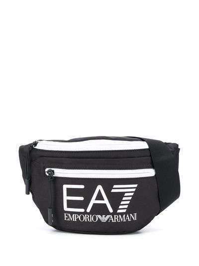 Ea7 Emporio Armani поясная сумка с логотипом