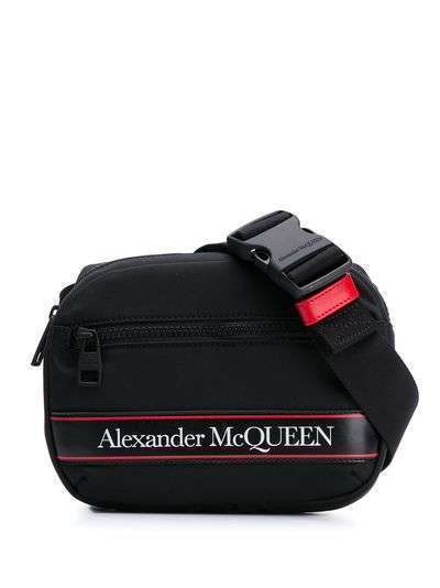 Alexander McQueen поясная сумка с логотипом