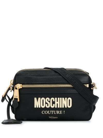 Moschino поясная сумка Couture с логотипом