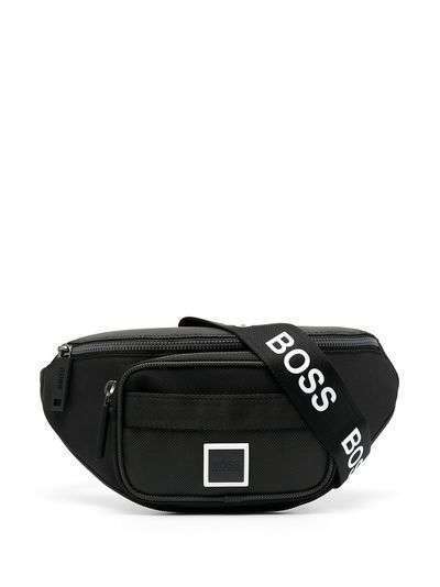 Boss Hugo Boss поясная сумка с нашивкой-логотипом