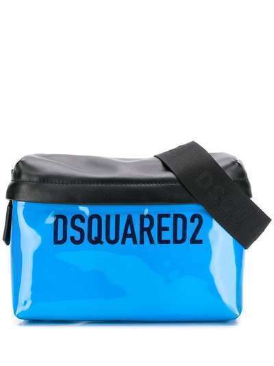 Dsquared2 ламинированная поясная сумка