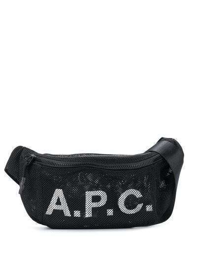 A.P.C. поясная сумка с логотипом