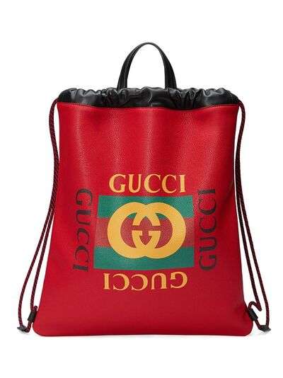 Gucci рюкзак с принтом логотипа