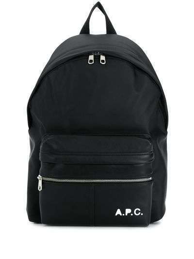 A.P.C. рюкзак Camden с логотипом
