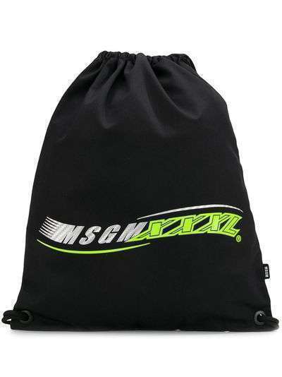 MSGM рюкзак с контрастным логотипом