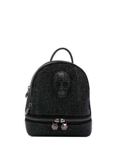 Philipp Plein рюкзак с кристаллами и декором Skull