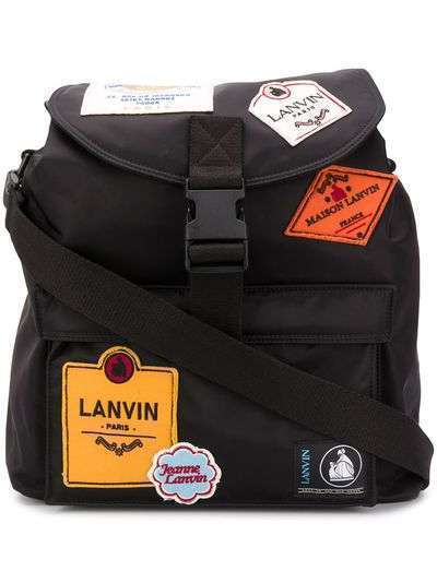 LANVIN рюкзак с нашивкой-логотипом