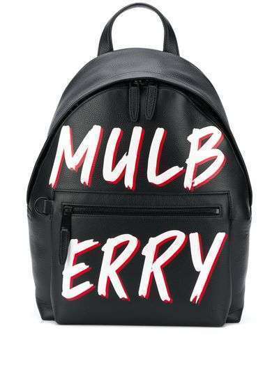 Mulberry рюкзак на молнии с логотипом