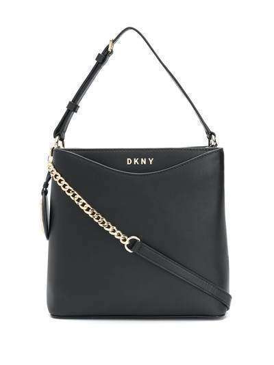 DKNY сумка на плечо с нашивкой-логотипом