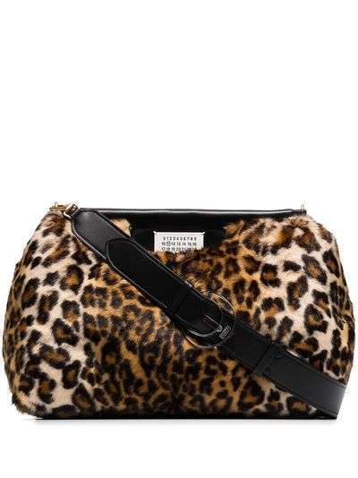 Maison Margiela сумка Glam Slam с леопардовым принтом