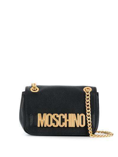 Moschino сумка на плечо с логотипом