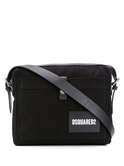 Dsquared2 сумка-мессенджер с нашивкой-логотипом