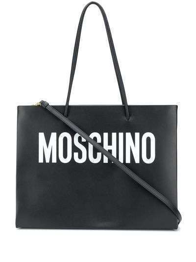 Moschino сумка на плечо с надписью