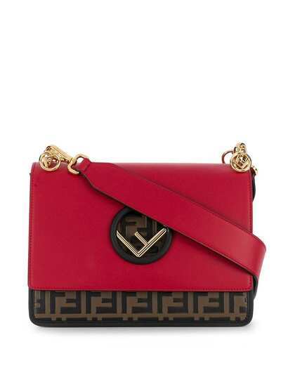 Fendi Kan I F leather shoulder bag