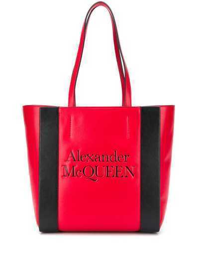Alexander McQueen сумка на плечо с тисненым логотипом