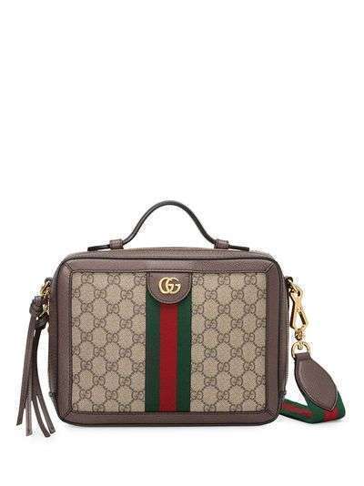 Gucci маленькая сумка на плечо 'Ophidia' с узором GG