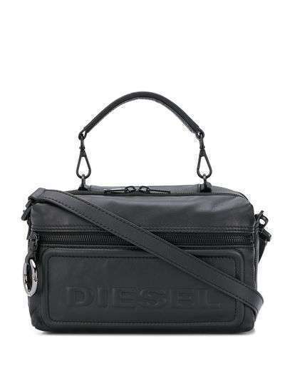 Diesel каркасная сумка с тисненым логотипом