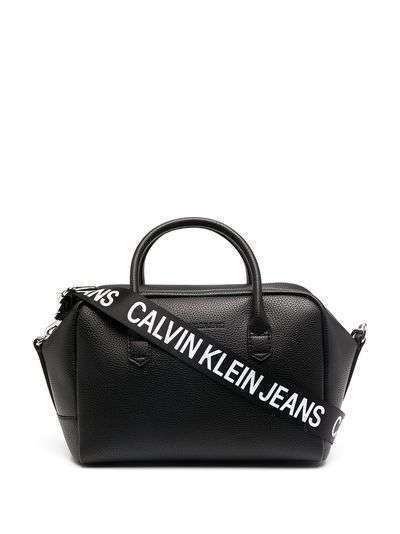 Calvin Klein Jeans сумка-тоут с логотипом на ремне