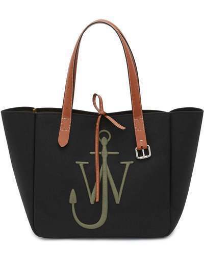 JW Anderson сумка-тоут с вышитым логотипом
