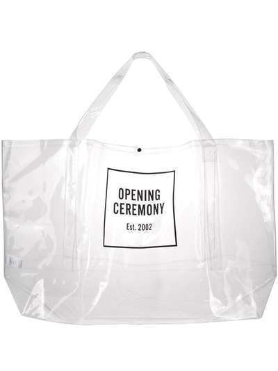 Opening Ceremony объемная сумка-тоут Box Logo