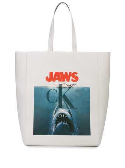 Calvin Klein 205W39nyc сумка-тоут с принтом Jaws