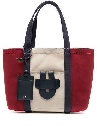 Tila March парусиновая сумка-тоут в стиле колор-блок