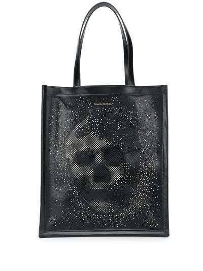 Alexander McQueen сумка-тоут с декором Skull