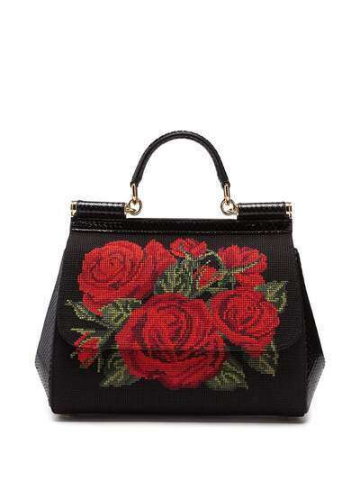 Dolce & Gabbana сумка-тоут Sicily со вставками