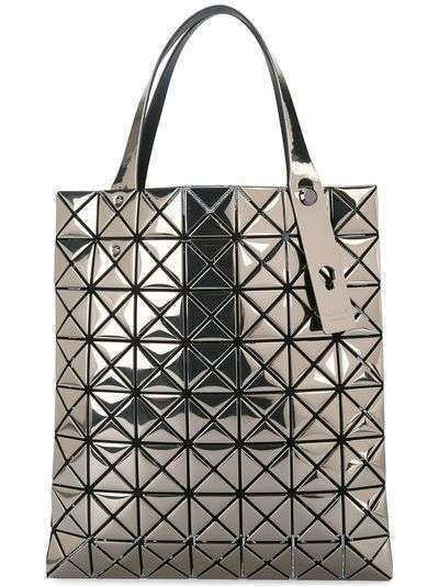 Bao Bao Issey Miyake сумка-тоут 'Platinum' с металлическим отблеском