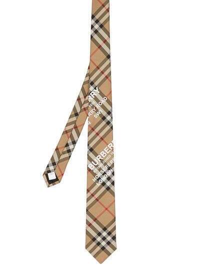 Burberry галстук с принтом Horseferry и Vintage Check