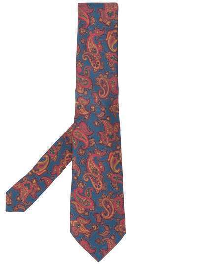 Etro галстук с принтом пейсли