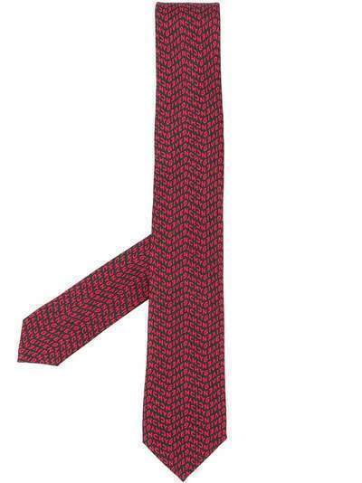 Givenchy галстук с жаккардовым логотипом