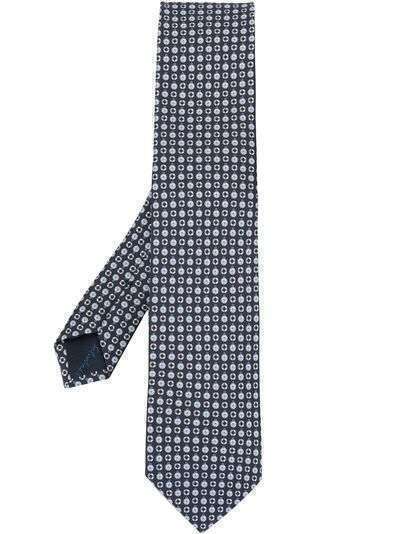 Salvatore Ferragamo галстук с геометричным принтом