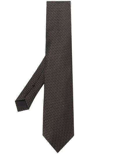 Tom Ford фактурный галстук с заостренным концом