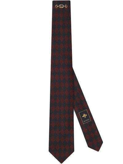 Gucci галстук с логотипом Interlocking G Horsebit