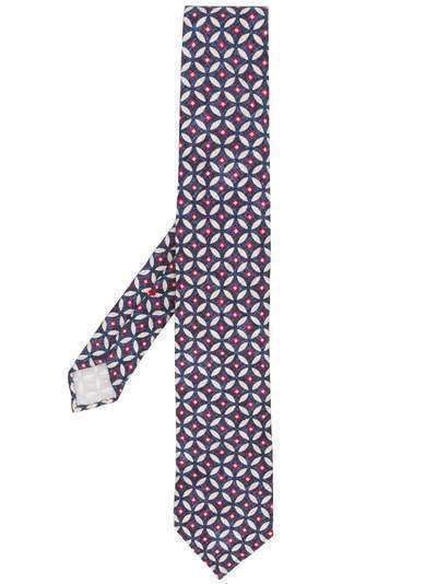 Dell'oglio галстук с абстрактным принтом