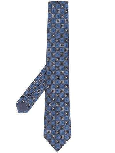 Emporio Armani галстук с вышивкой