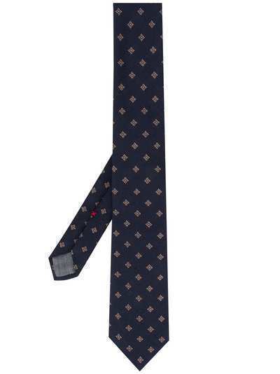 Brunello Cucinelli галстук с цветочным узором