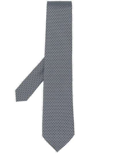 Salvatore Ferragamo галстук с монограммой