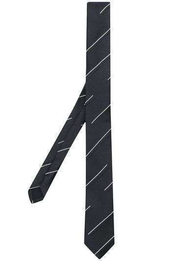 Saint Laurent галстук в полоску