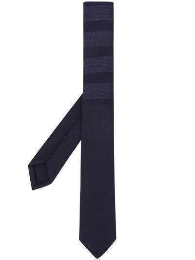 Thom Browne галстук в горизонтальную полоску 4-Bar