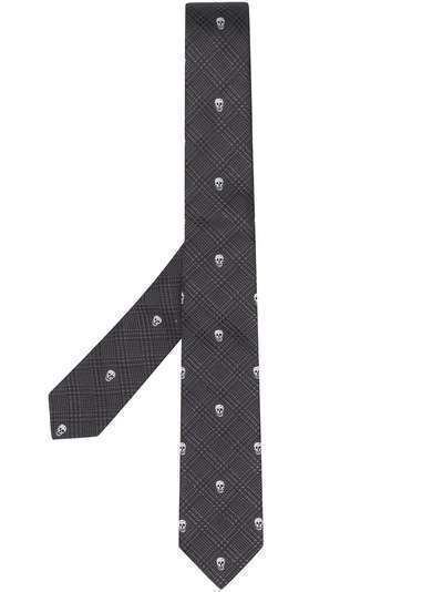 Alexander McQueen клетчатый галстук
